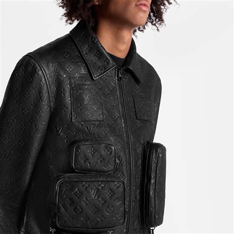 louis vuitton embossed jacket|louis vuitton jacket with pouches.